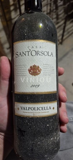 Wines Rouge sec Casa Sant'Orsola 2009 Italy Wines of Veneto Valpolicella DOC