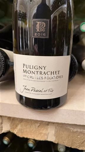 Burgundsko Puligny-Montrachet Premier Cru Jean Pascal et Fils Les Folatières 2016