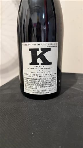 AVA Tây Bắc Mỹ Không được chỉ định K Vintners Grenache Les Miaux Roche 2012