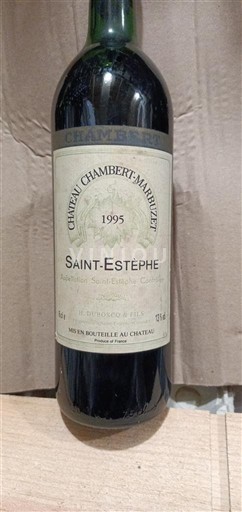 Burdeos Saint-Estèphe Château Chambert-Marbuzet 1995