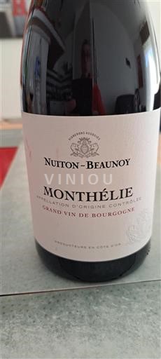 Bourgogne Monthélie Nuiton-Beaunoy 2022