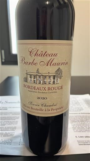 Burdeos Bordeaux rosado Château Barbe Maurin 2020