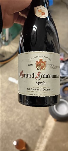 Languedoc và Roussillon Vùng đất Oc Clément Daniel Grand Fauconnier Syrah 2020