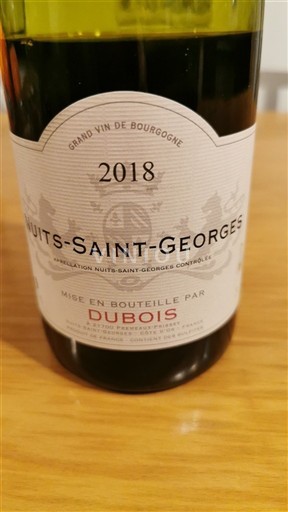 Burgundija Nuits-Saint-Georges Dubois 2018