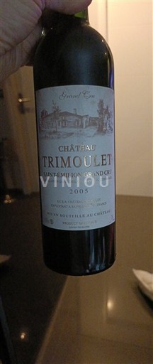 Bordeaux Saint-Émilion Grand Cru Grand Cru Château Trimoulet 2005