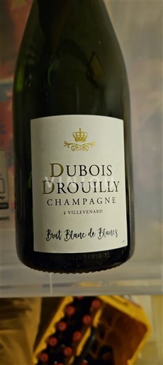 Mousserende wijnen Blanc brut Brut Blanc de Blancs Dubois Drouilly Non millésimé Frankrijk Champagne AOC