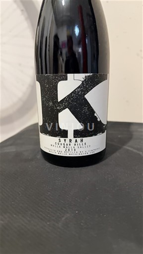 Itärannikon AVA Määrittelemätön K Vintners Syrah 2010