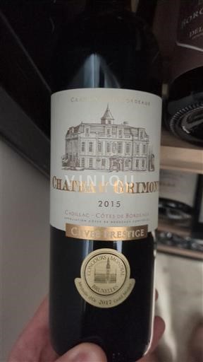 Bordeaux Castillon-côtes-de-bordeaux Château Grimont Prestige 2015