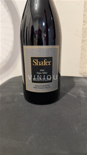 Vùng trồng nho được cấp phép California Napa Valley Shafer Vineyards Relentless 2016