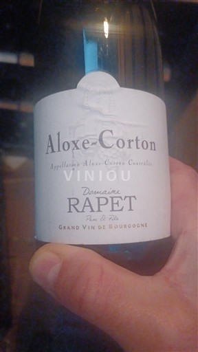 Viinit Rouge sec Domaine Rapet Père et Fils 2012 Ranska Burgundi Aloxe-Corton AOC