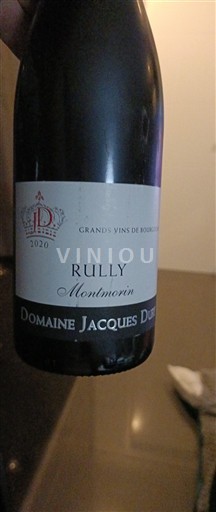 Burgundsko Rully Domaine Jacques Dury Montmorin 2020