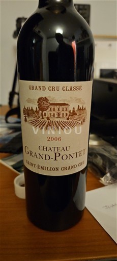 Bordeaux Saint-Émilion Grand Cru Grand Cru Classé Château Grand-Pontet 2006