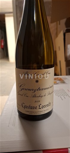 Alsasko Gewürztraminer Grand Cru Gustave Lorentz Grand Cru Altenberg de Bergheim 2019