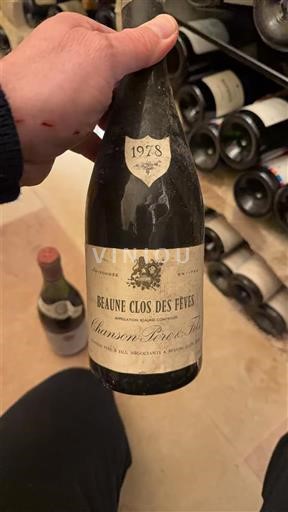 Burgundsko Beaune Premier Cru Chanson Père & Fils Beaune Clos des Fèves 1978