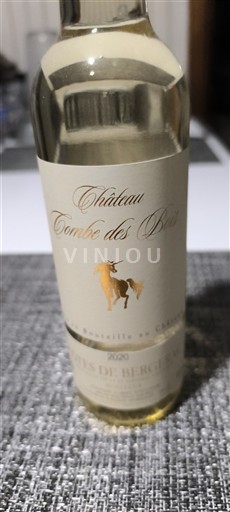 Rượu vang Blanc moelleux Château Tombe des Bois 2020 Pháp Tây Nam Côtes-de-bergerac AOC