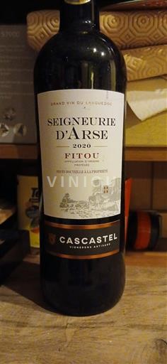 Languedoc Fitou Cascatel Seigneurie d'Arse 2020