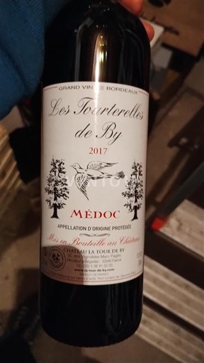 Bordeaux Médoc Château La Tour de By Les Tourterelles de By 2017