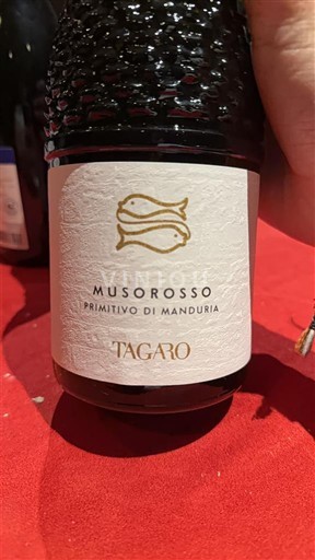 Apulie Primitivo di Manduria Tagaro Musorosso 2023