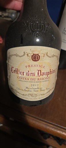 Vale do Ródano Côtes-do-Ródano Cellier des Dauphins Prestige 2012
