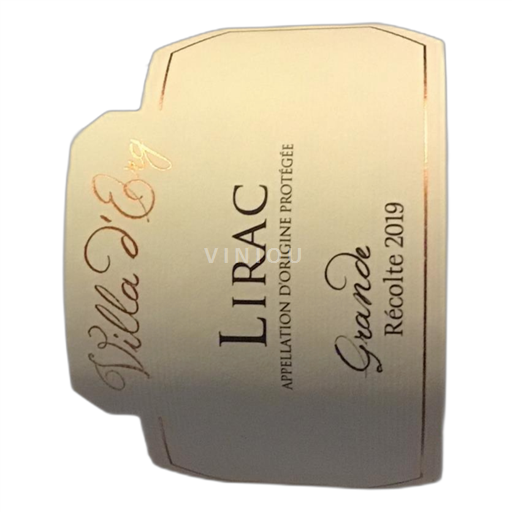 Rhône-dalen Lirac Villa d'Erg Grande Récolte 2019