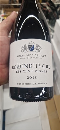 Borgoña No especificado Premier Cru Françoise Caillet Les Cent Vignes 2018