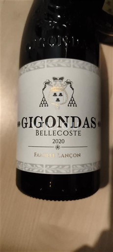 Rhônetal Gigondas Famille Lançon Bellecoste 2020