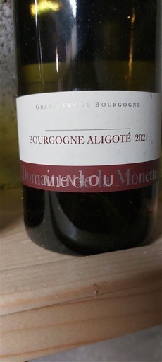 Burgundy Bourgogne Aligoté Domaine La Monette 2021