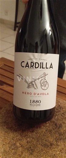 Vinuri Rouge sec Cardilla Pellegrino Non millésimé Italia Sicilia DOC