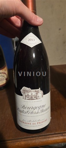 Bourgogne Không được chỉ định Domaine Prieuré Les Monts Battois 2013