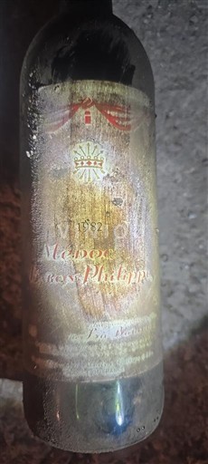 Bordeaux Pauillac Grand Cru Château Mouton Rothschild 1982