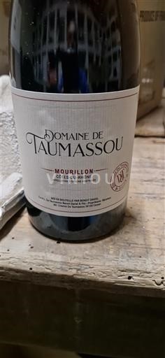 Viner Rouge sec Mourillon Domaine Taumassou 2024 Frankrike Rhônedalen Côtes du Rhône AOC