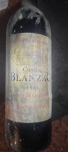 Bordéus Não especificado Château Blanzac 1989