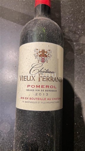 Bordeaux Pomerol Château Vieux Ferrand 2013