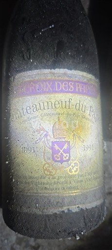 Vale do Ródano Châteauneuf-du-Pape La Croix des Papes 1991