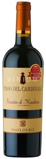 Puglia Primitivo di Manduria Paololeo Passo del Cardinale 2021