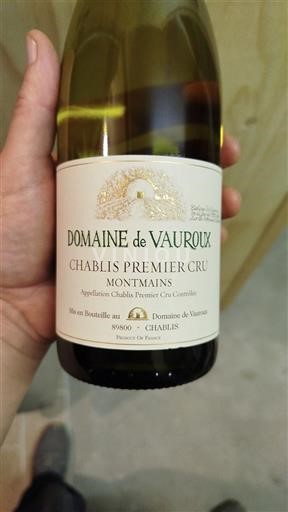 Borgoña Chablis Premier Cru Domaine Vauroux Montmains 2022