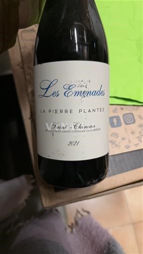 Vinhos Rouge sec La Pierre Plantée Les Eminades 2021 França Languedoque Saint-Chinian AOC
