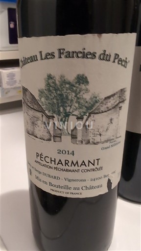 Sydväst Pécharmant Château Les Farcies du Pech 2014