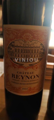 Bordeaux Cadillac-côtes-de-bordeaux Château Reynon 2022
