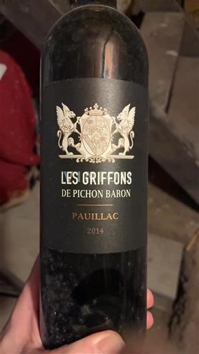 Bordeaux Pauillac Pichon Baron Les Griffons de Pichon Baron 2014