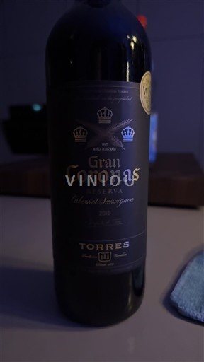 Catalonia Penedès Torres Gran Coronas Reserva Cabernet Sauvignon 2019