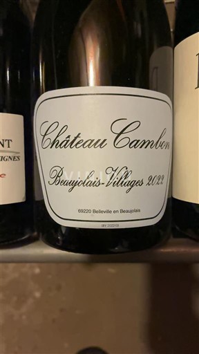 Beaujolais Beaujolais Villages Château Cambon 2022
