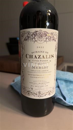 Alpes và các vùng Rhodanien Coteaux de l'Ardèche Domaine Chazalis Passion 2022