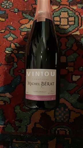 Vinhos Espumantes Rosé brut Rosé de saignée Michel Bérat Non millésimé França Champanhe AOC