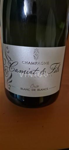 Vin Effervescent Blanc brut Brut Blanc de Blancs Camiat & Fils Non millésimé France Champagne AOC
