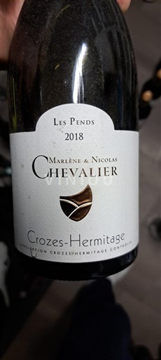 Rhône-dalen Crozes-Hermitage Marlène & Nicolas Chevalier Les Pends 2018