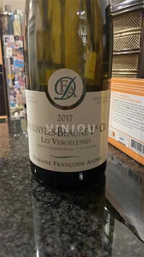 Borgogna Savigny-lès-Beaune Premier Cru Domaine Françoise Andre Les Vergelesses 2017