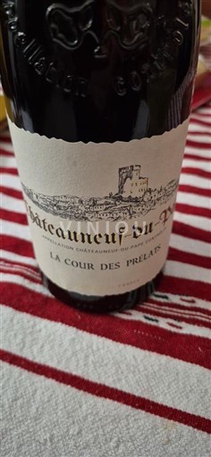 Vale do Ródano Châteauneuf-du-Pape Château Châteauneuf-du-Pape La Cour des Prélats 2023