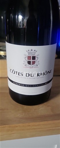 Rhônen laakso Côtes-du-rhône Réserve des Dentelles 2023