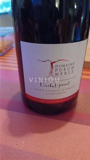 Rượu vang Rouge sec L'instant présent Domaine Puech Merle 2018 Pháp Languedoc Không được chỉ định AOC